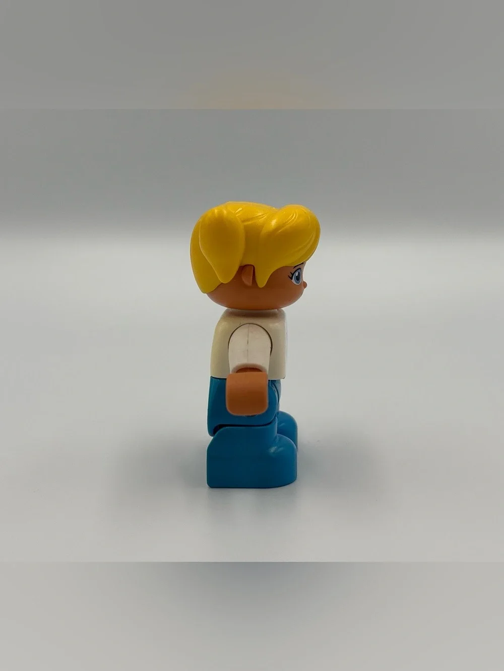 RARE Retro Lego Duplo Toy Lot- Blonde Girl Green Hat Boy Car Shirt Boy Figures